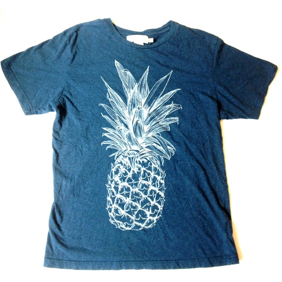 H&M Tops - $3/$30* Navy H&M Pineapple Tee